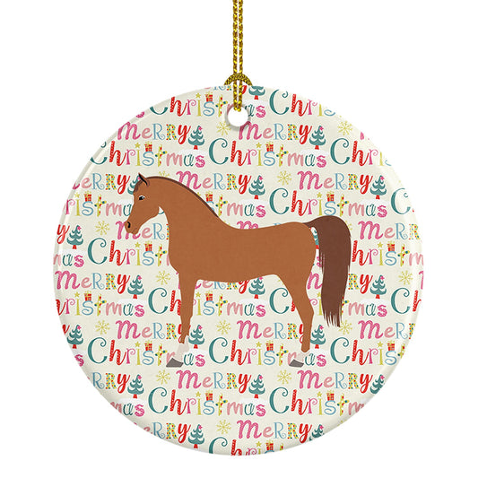 Arabian Horse Christmas Ceramic Ornament