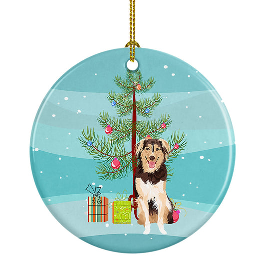 Australian Shepherd Red Tricolor #3 Christmas Ceramic Ornament
