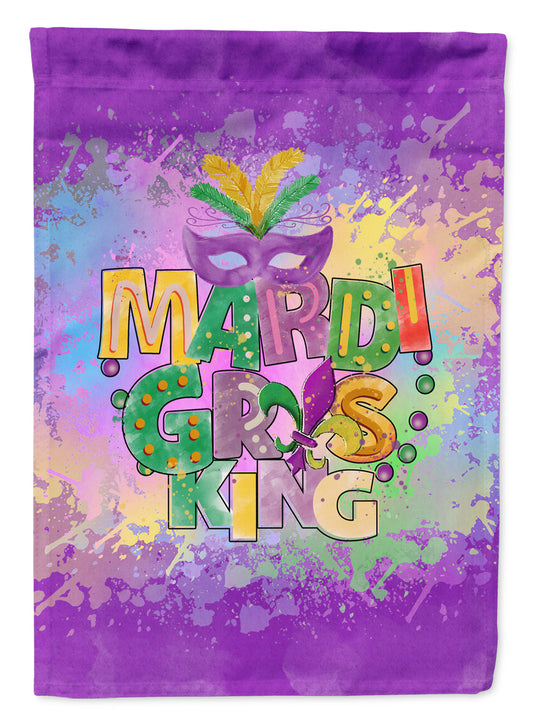 Mardi Gras King Garden Flag – Decorative Outdoor Yard Flag