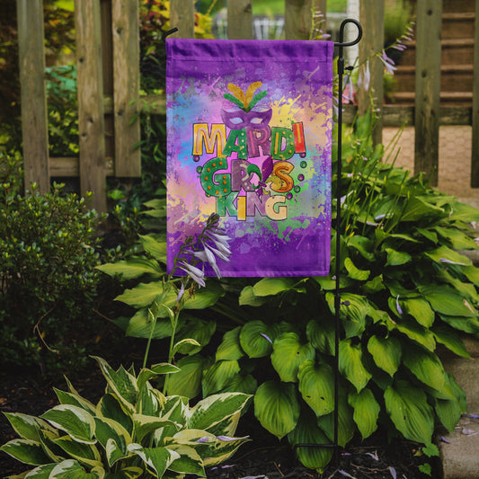 Mardi Gras King Garden Flag – Decorative Outdoor Yard Flag