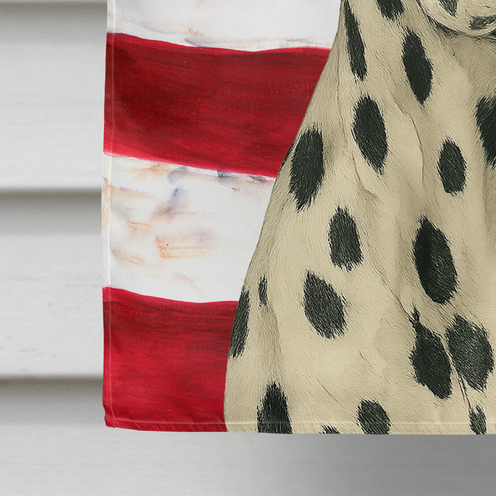 Dalmatian American Flag House Flag