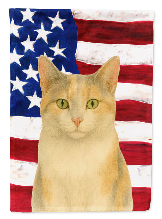 Dilute Calico Cat American House Flag