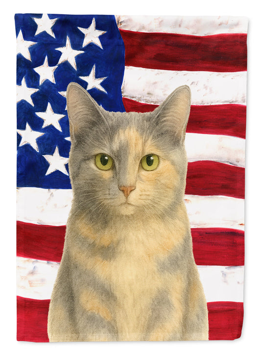 Dilute Tortoiseshell Cat American Garden Flag