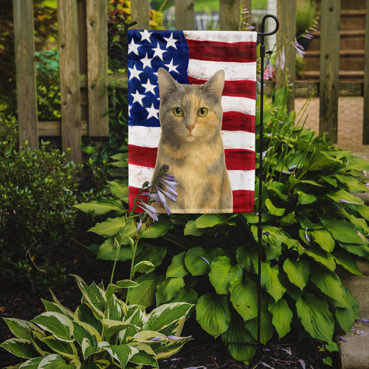 Dilute Tortoiseshell Cat American Garden Flag