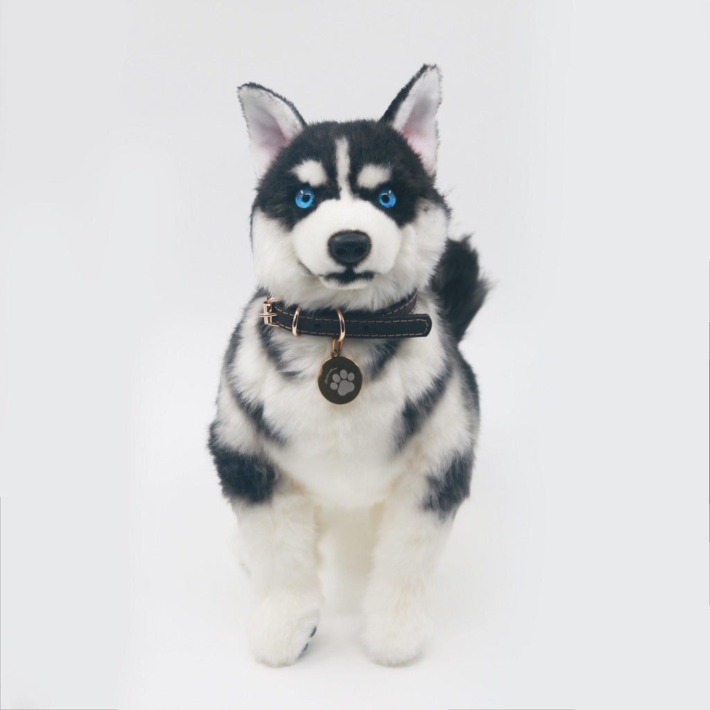 Husky Plush – Realistic Dog Toy Gift for Pet Lovers