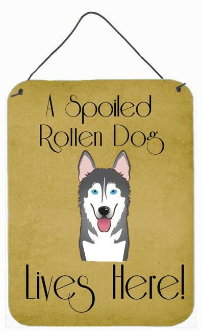 Alaskan Malamute Spoiled Dog Lives Here Wall or Door Hanging Prints BB1466DS1216