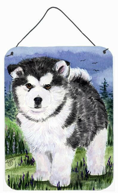 Alaskan Malamute Aluminium Metal Wall or Door Hanging Prints