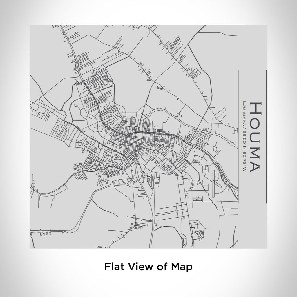 Houma - Louisiana Engraved Map Tumbler