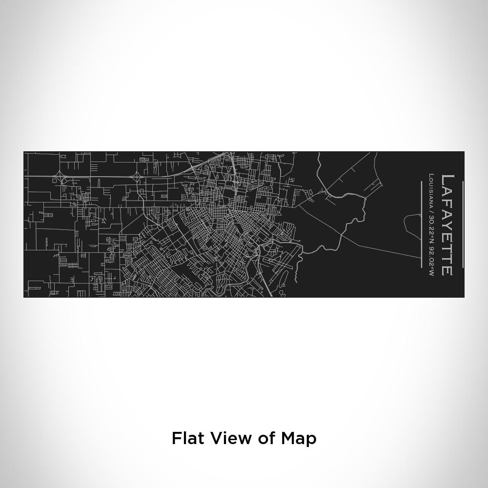 Lafayette - Louisiana Map Insulated Cup in Matte Black