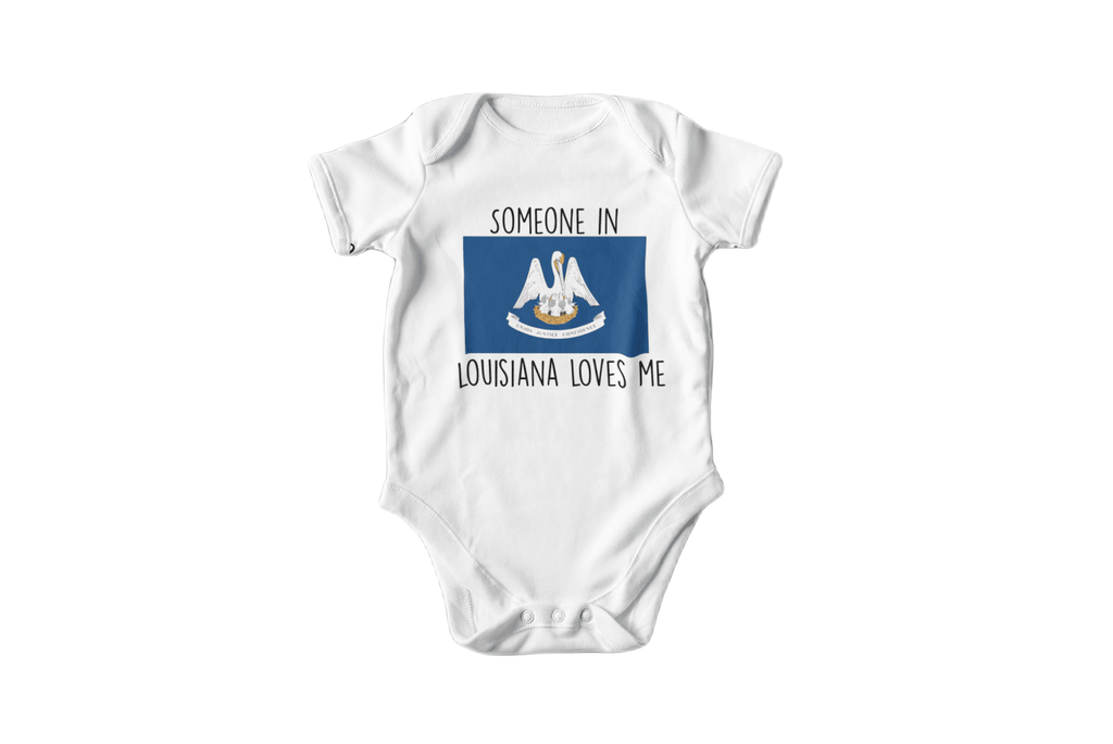 Louisiana  - Baby Boy Girl Clothes Infant Bodysuit Funny Cute Newborn