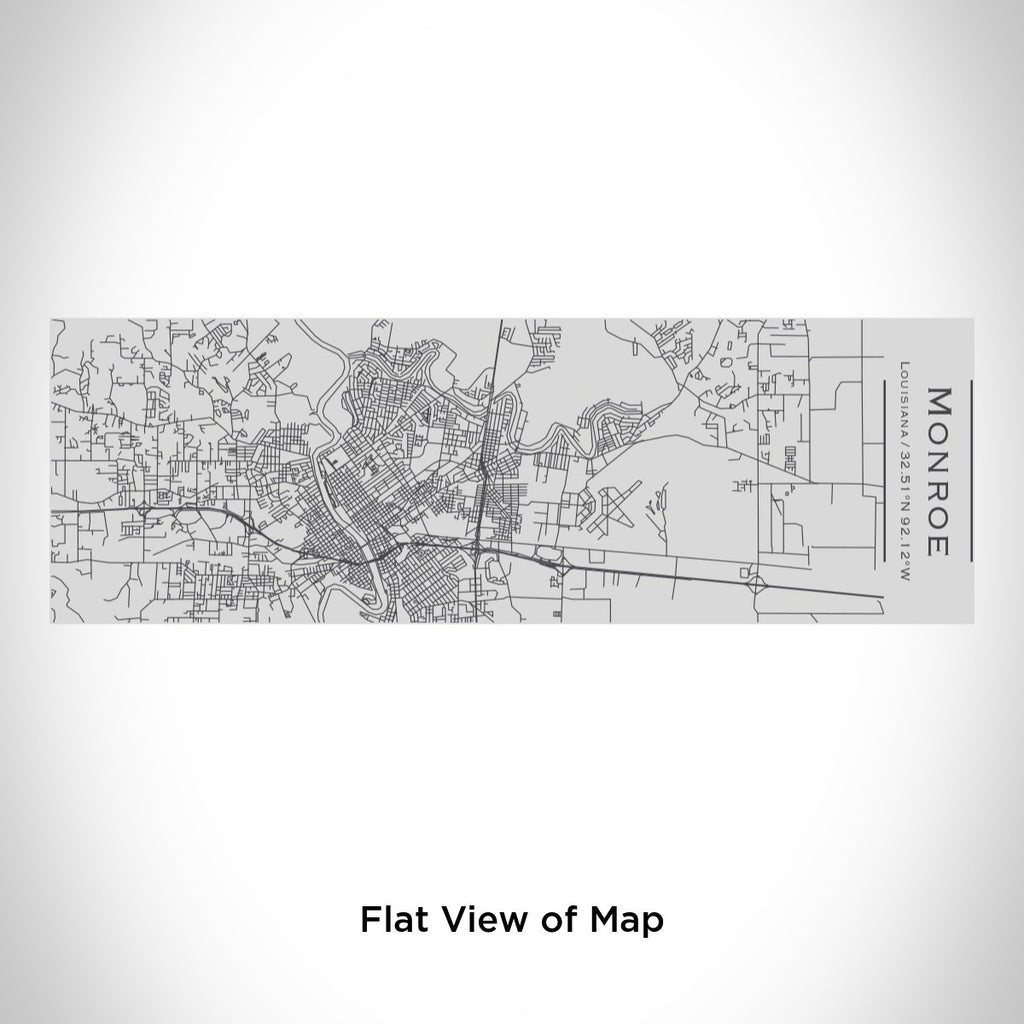 Monroe - Louisiana Engraved Map Insulated Cup