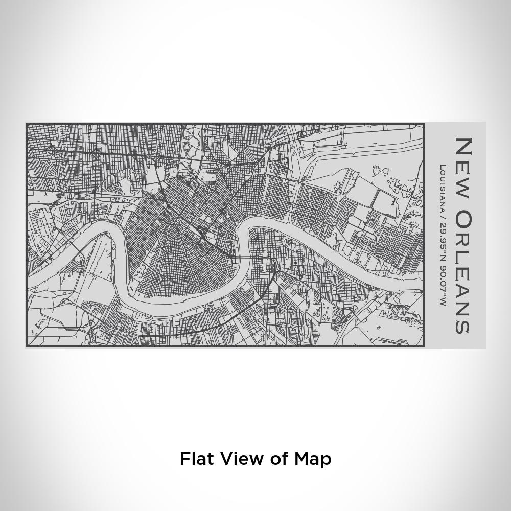 New Orleans - Louisiana Map Insulated Bottle