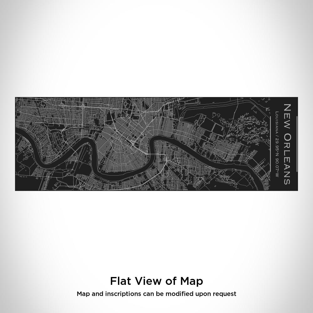 New Orleans - Louisiana Map Insulated Cup in Matte Black