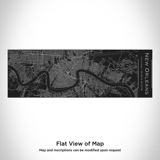 New Orleans - Louisiana Map Insulated Cup in Matte Black