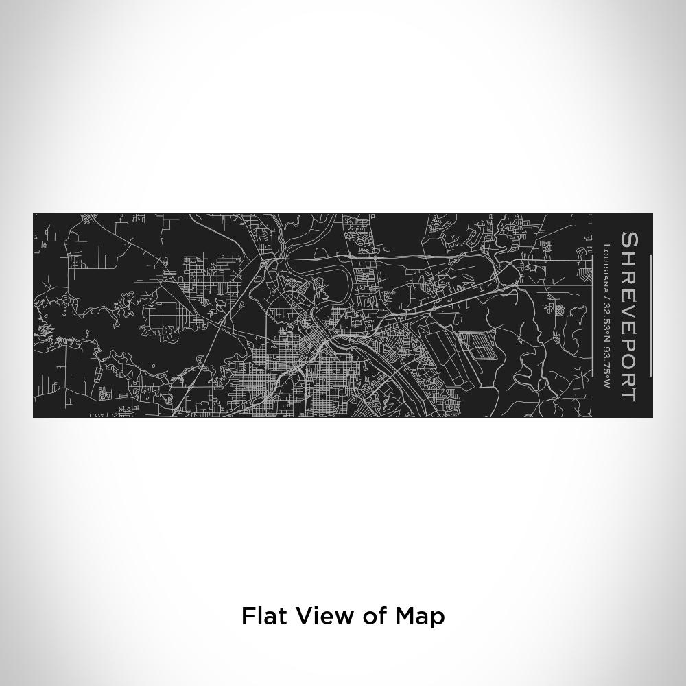 Shreveport - Louisiana Map Insulated Cup in Matte Black